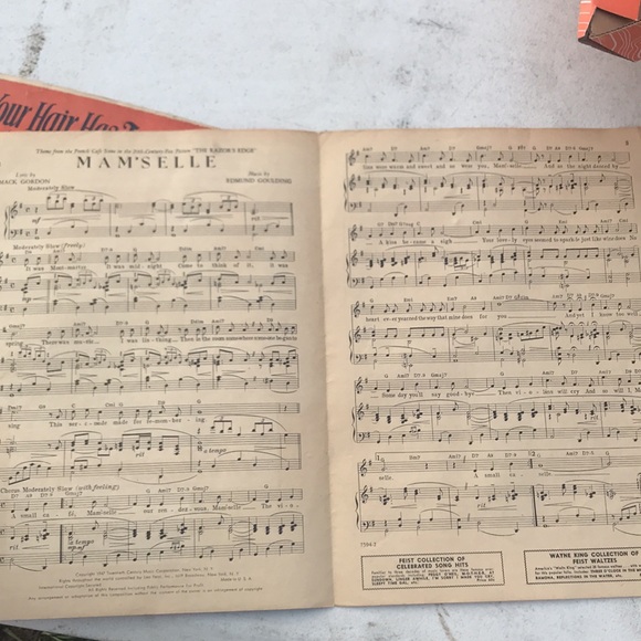Vintage Original Sheet Music bundle of 6 Including And They Called It Dixieland - Picture 6 of 11